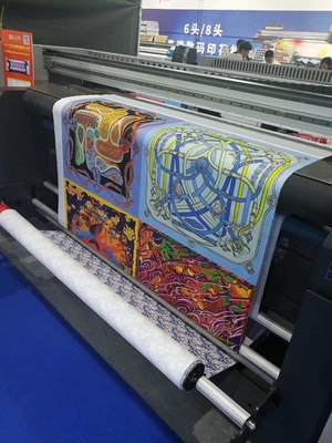 stampatrice del tessuto di cotone della bandiera di 3.2m 1440dpi 380V