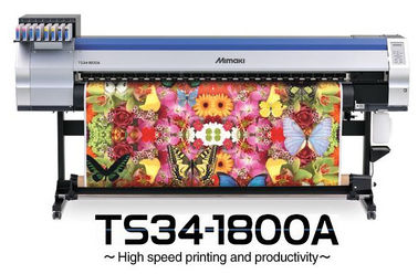 stampante del tessuto di Mimaki della bandiera di sublimazione di 1800mm con colore doppio della macchina CMYK del radiatore