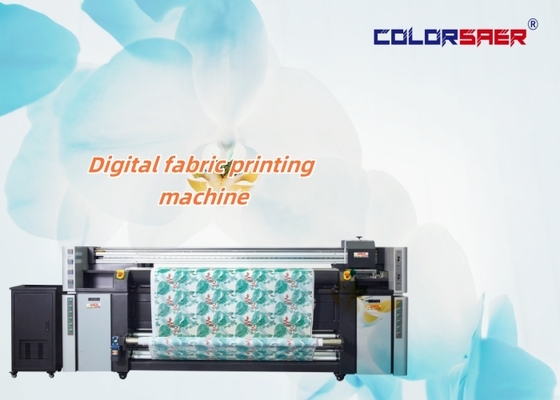 Stampante a colori SAER per grandi formati  Macchine per la stampa digitale su tessuto a sublimazione