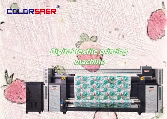 Garanzia a vita 2m 4pcs I3200 Home Textile Printing to Fabric Digital Inkjet Printer Machine su abiti