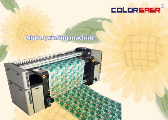 SAER i3200 2200mm Digital Textile Printer con riscaldatore da 6 kW