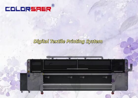 SAER COLOR Fabbrica Prezzo competitivo Stampa a sublimazione a rotoli 4 e 8 teste di stampa Sistema di stampa tessile