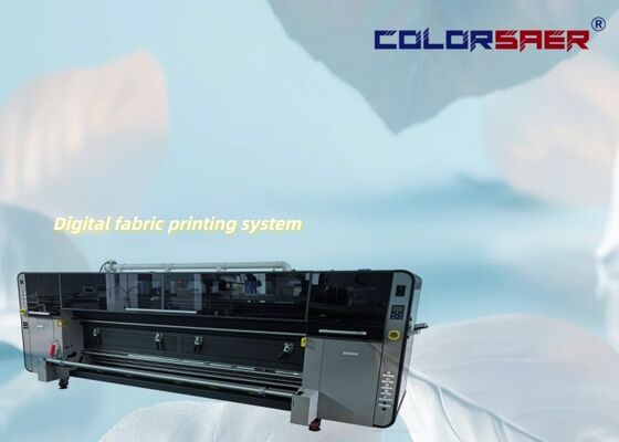 Nuovo modello digitale Sistema di stampa tessile All-in-one con 4 o 8 capi di stampa i3200 CMYK o CMYKGRBK