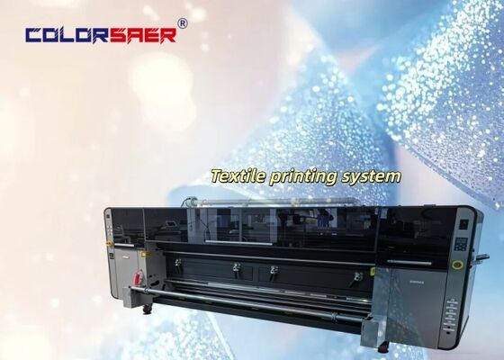 Fabbrica originale 3200mm 4pcs KJ4B-QL Testa di stampa industriale Inkjet Gran formato stampante digitale di tessuto