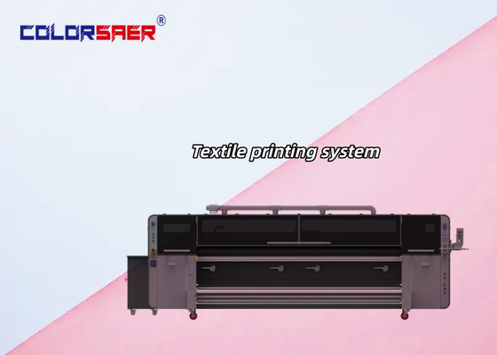 SAER High-End Large Format Digital Textile Printing Machine Stampa di tessuti con testa di stampa KJ4B-QL da 4 pezzi