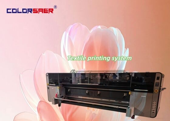 SAER Macchina di stampa tessile automatica nuova di zecca CSR3200 di grandi dimensioni per cotone e poliestere Garanzia 1 anno