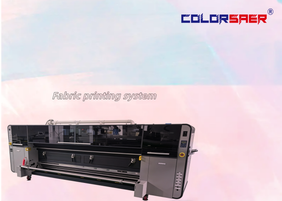 Long Service Life SAER CSR3200 Digital Fabric Plotter con 4 pezzi I3200 A1 Print Head e larghezza di stampa di 3200 mm
